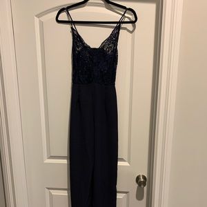 Navy Blue Jumpsuit